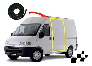 BORRACHA PORTA CORRER DUCATO TETO ALTO/BAIXO - Autovance