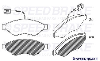 PAST FREIO FIAT DT DUCATO 10/11 R16 MULTIJET (VER) - Autovance