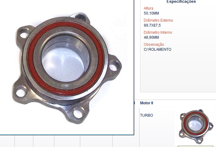 CUBO RODA DT FORD TRANSIT (CARGA) - Autovance