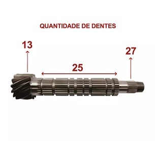 EIXO ENTALHADO FIAT DUCATO 2.8/2.8TD MLGU 13D - Autovance