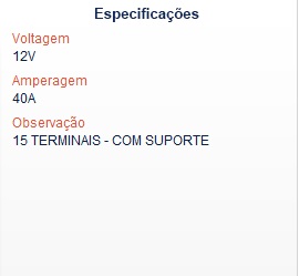 RELE FIAT DUCATO 2.3 09/ (UNIDADE CONTROLE) - Autovance