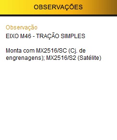 PINO CAIXA SATELITE SPRINTER 310/312 96/99 M46 - Autovance