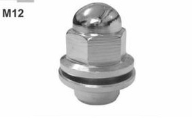PORCA RODA L-200 07/ TRITON DT/TR CROMADA - Autovance