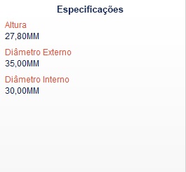 BUCHA ACO TW HAFFEI/EFFA/CHANA 1A MARCHA BS10 - Autovance