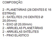 KIT DIFERENCIAL CX SATELITE HR (VER) - Autovance