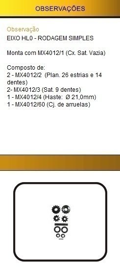 KIT DIFERENCIAL CX SATELITE SPRINTER 310/312/313 - Autovance