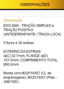 SEMI EIXO TR MB SPRINTER 310/312 96/99 5F 30E - Autovance