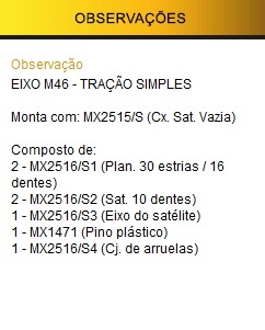 KIT DIFERENCIAL CX SATELITE SPRINTER 310/312 96/99 - Autovance