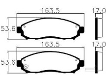 PAST FREIO NISSAN DT FRONTIER SEL 08/16 - Autovance