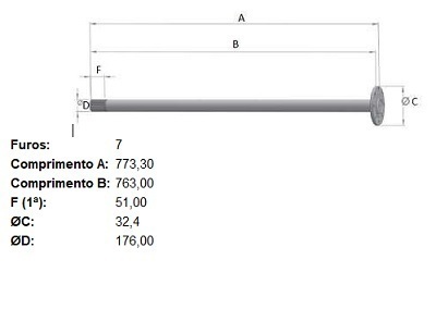 SEMI EIXO TR TOY HILUX D4D 05/08 4X4 40MM - Autovance