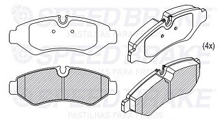 PAST FREIO MB TR SPRINTER 314/416/516 CDI 19/ CHAS - Autovance