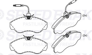 PAST FREIO FIAT DT DUCATO 2.8/2.8T 98/00 - Autovance