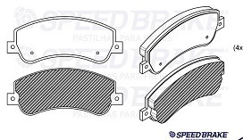 PAST FREIO FORD DT TRANSIT 09/ AMAROK /16 - Autovance
