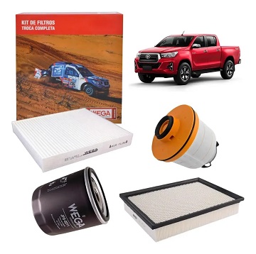 KIT FILTROS TOY HILUX 16/20 2.8 16V CD/SR 177CV - Autovance