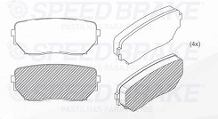 PAST FREIO MIT DT L200 TRITON 21/ - Autovance