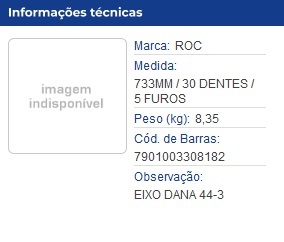 SEMI EIXO TR GM S10/BLAZER 02/12 LD/LE 733MM 5F - Autovance