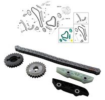 KIT CORRENTE DISTRIB IVECO 3.0 16V 13/ INFERIOR - Autovance